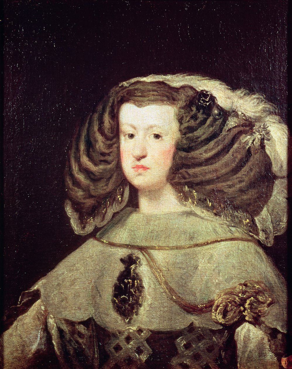 Królowa Mariana Austrii autorstwa Diego Velázquez