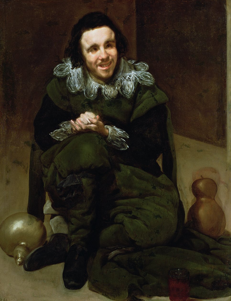 Buffoon Calabacillas, błędnie nazywany Idiotą z Corii, 1639 autorstwa Diego Velázquez