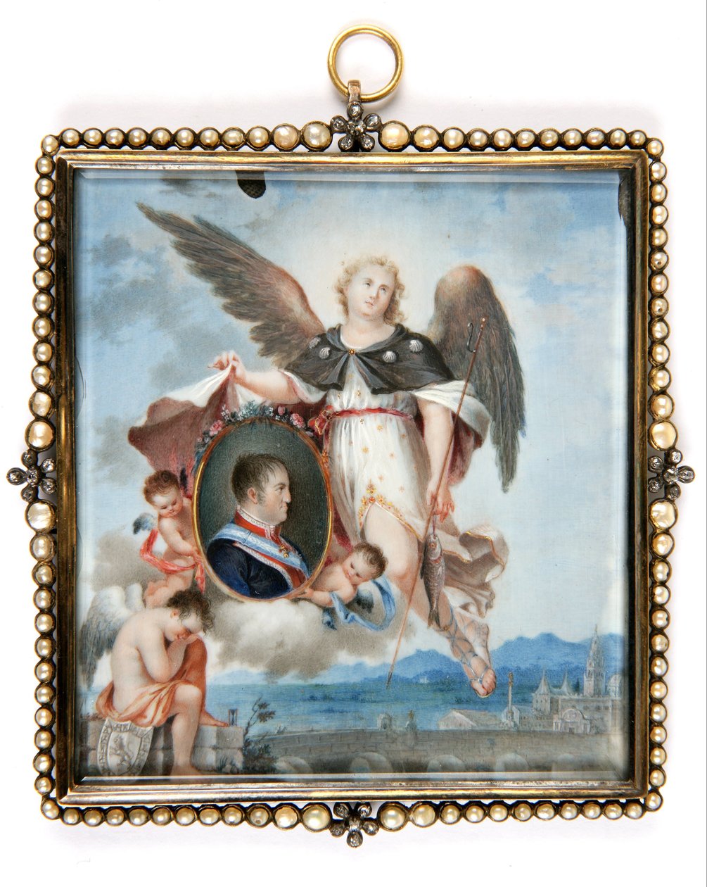 Alegoria Fernanda VII autorstwa Diego José Monroy y Aguilera