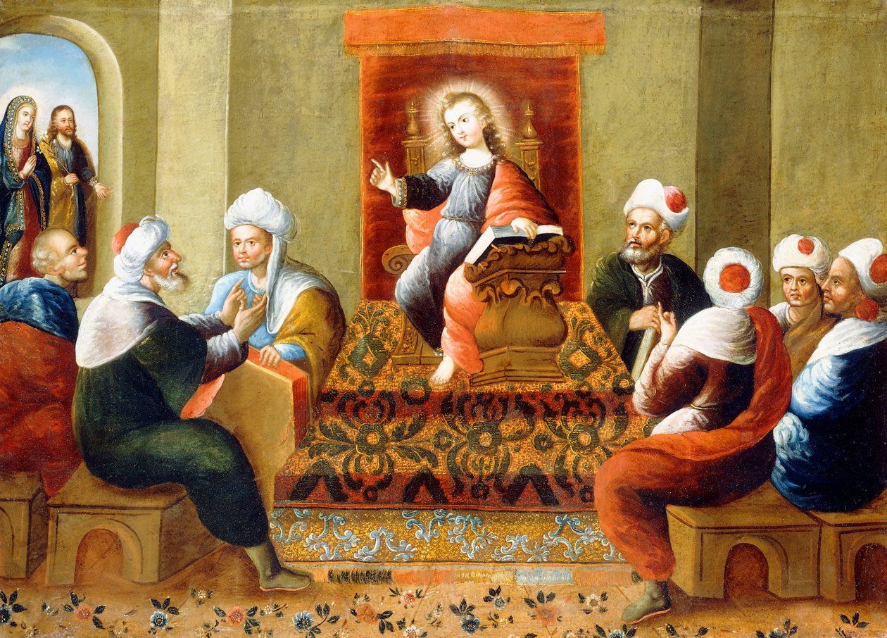 Chrystus i lekarze autorstwa Diego Quispe Tito