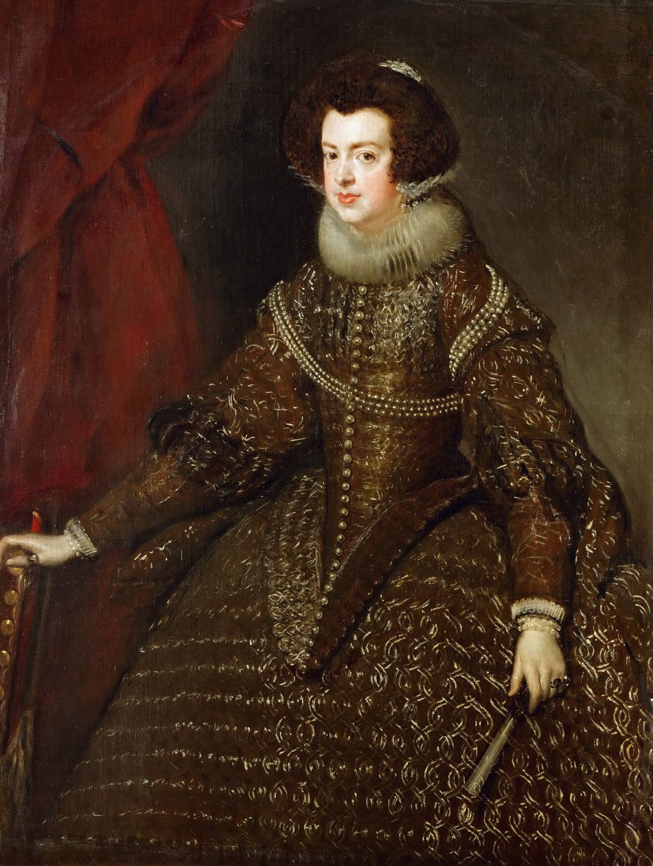 Barok : Portret Elżbiety Francuskiej (1602-1644), królowej Hiszpanii par Velazquez, Diego (1599-1660) autorstwa Diego Velázquez