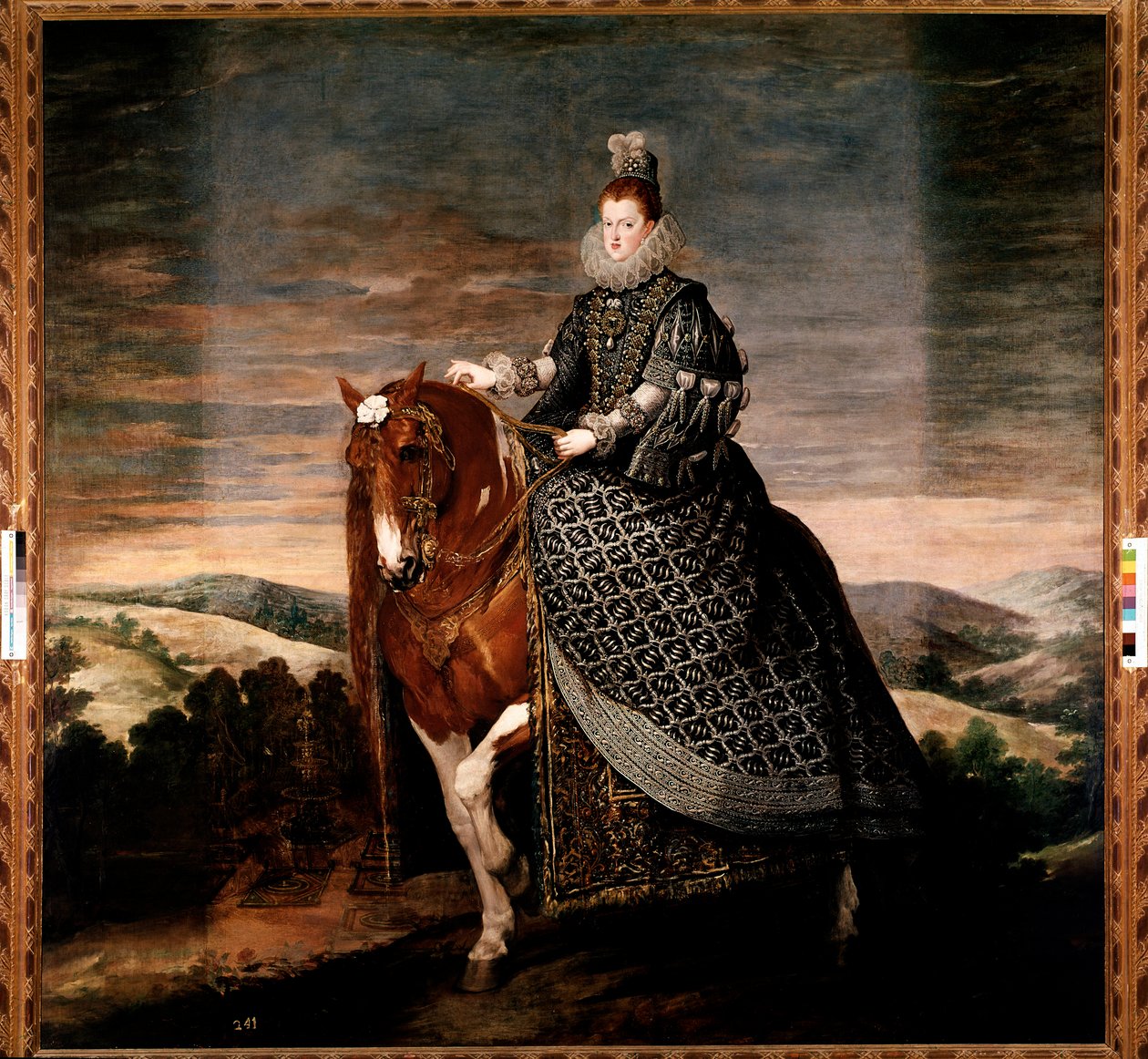 Portret konny królowej Małgorzaty z Austrii (olej na płótnie) autorstwa Diego Velázquez