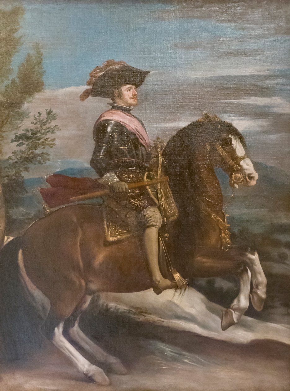 Portret konny Filipa IV autorstwa Diego Velázquez
