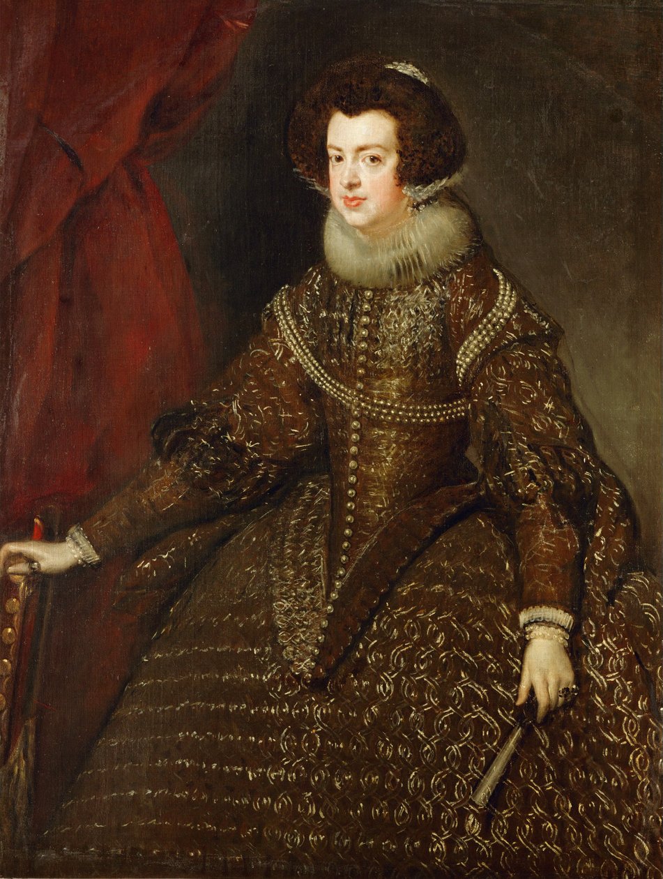 Izabela, królowa Hiszpanii, córka króla Francji Henryka IV i Marii Medycejskiej autorstwa Diego Rodriguez de Silva y Velazquez