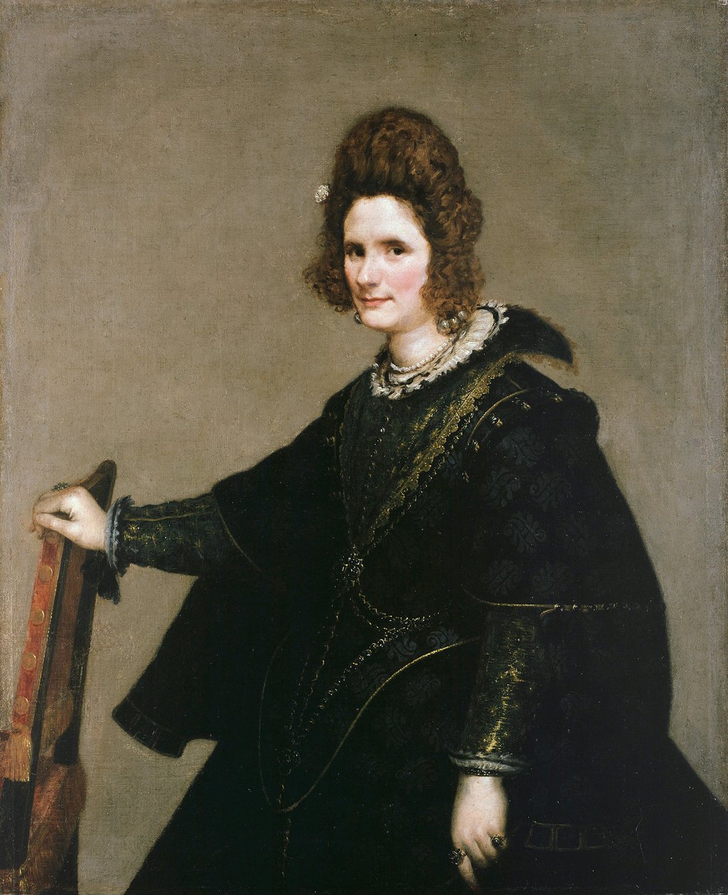 "Portret kobiety" Obraz Diego Velasqueza (1599-1660) Ec. Esp. 1630 ok. Berlin Staatliche Museen autorstwa Diego Velázquez