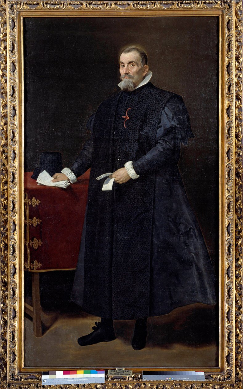 Portret Diego De Corrala i Arellano, słuchacza Rady Najwyższej Kastylii (1570-1632). Obraz Diego Rodrigueza de Silva y Velasquez (1599-1660) autorstwa Diego Velázquez
