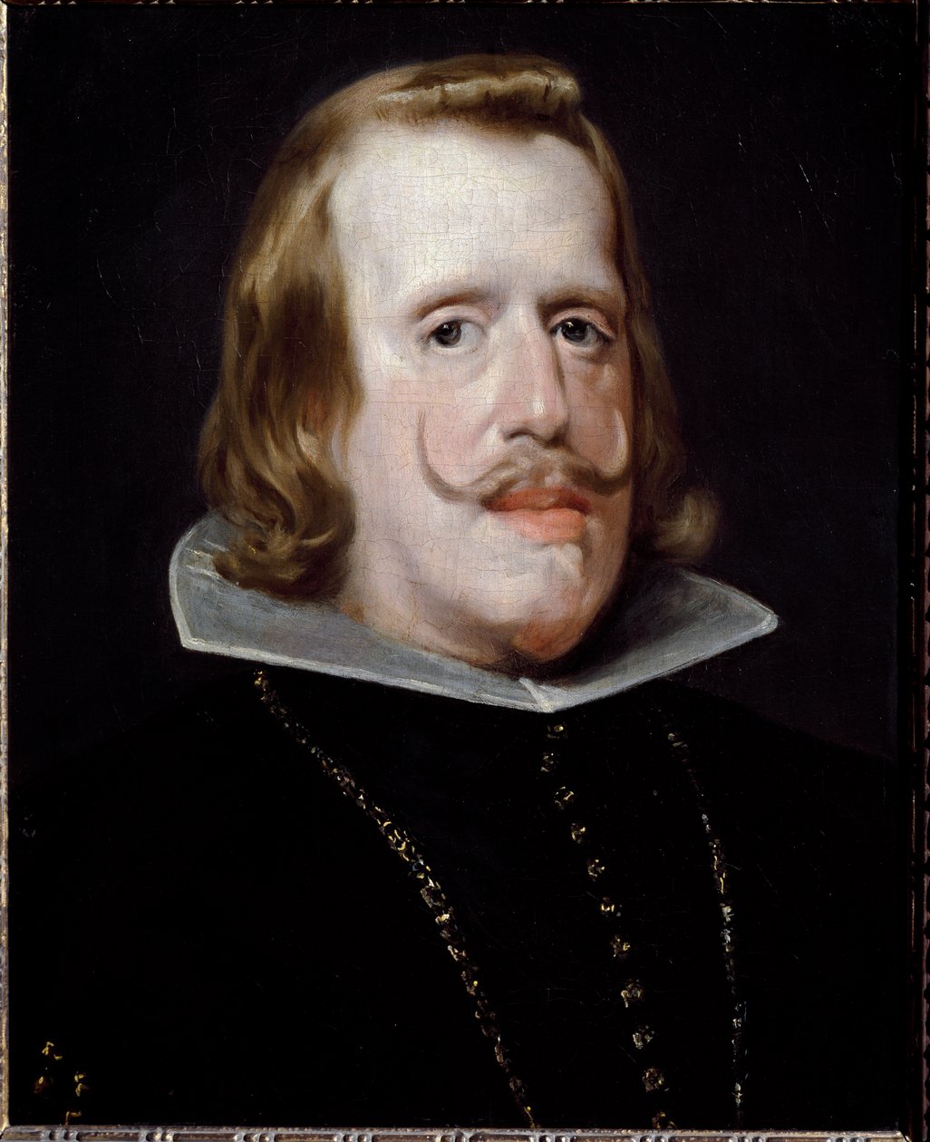 Portret Filipa IV, króla Hiszpanii, ca. 1652-1653 (olej na płótnie) autorstwa Diego Velázquez