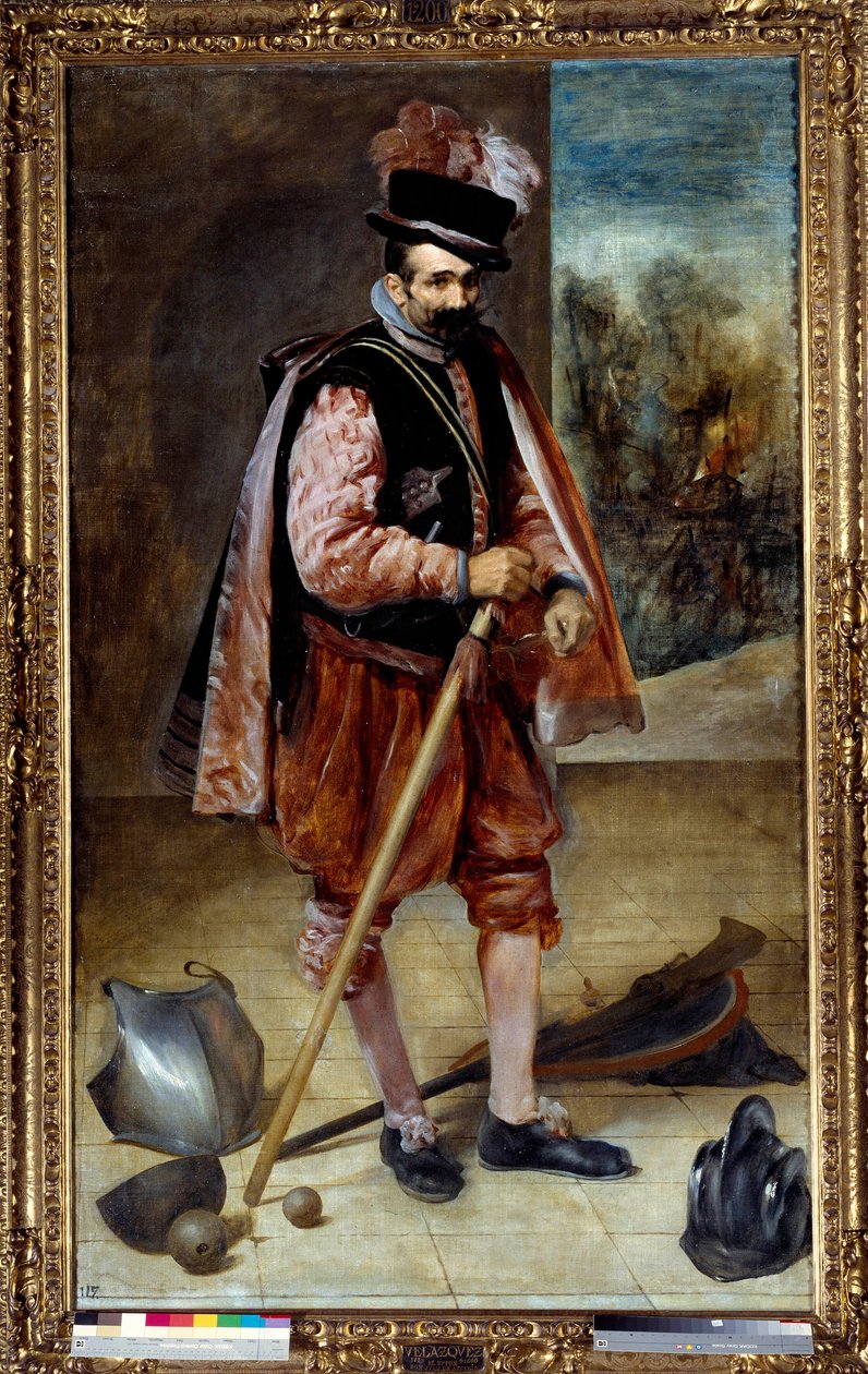 Portret błazna znanego jako Don Juan z Austrii. Obraz Diego Rodrigueza de Silva i Velasqueza (1599-1660) autorstwa Diego Velázquez