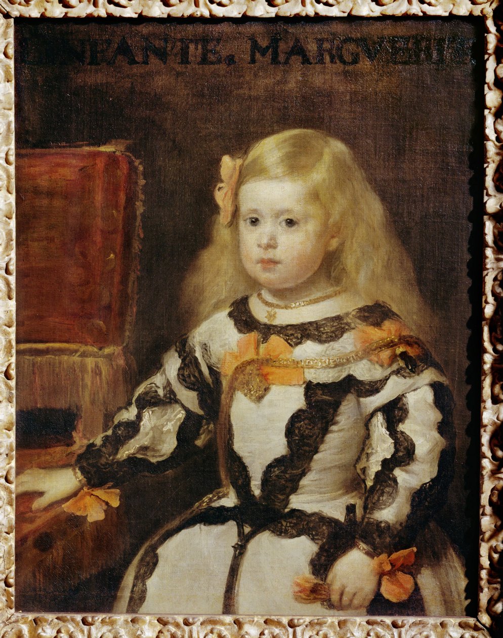 Portret infantki Margarity Teresy, córki Felipe IV, króla Hiszpanii ... autorstwa Diego Rodriguez de Silva y Velazquez