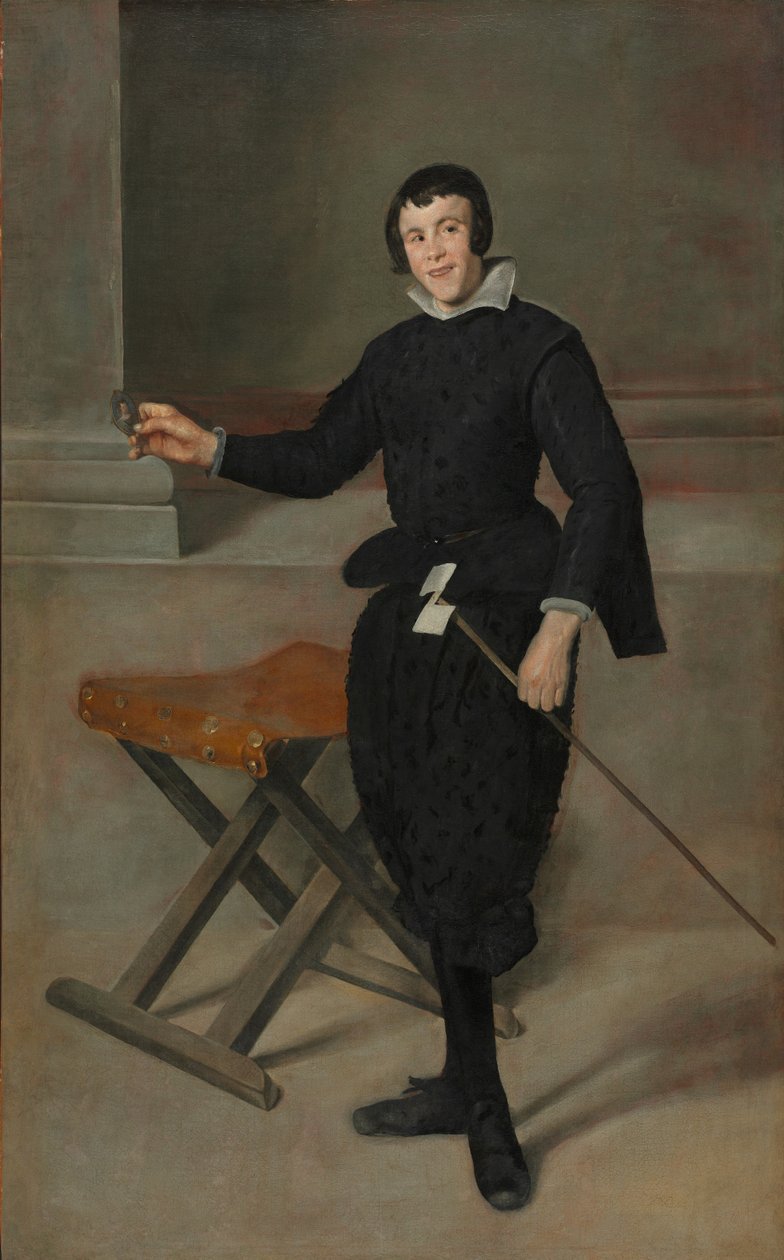 Portret błazna Calabazas, ok. 1631-1632 autorstwa Diego Velázquez