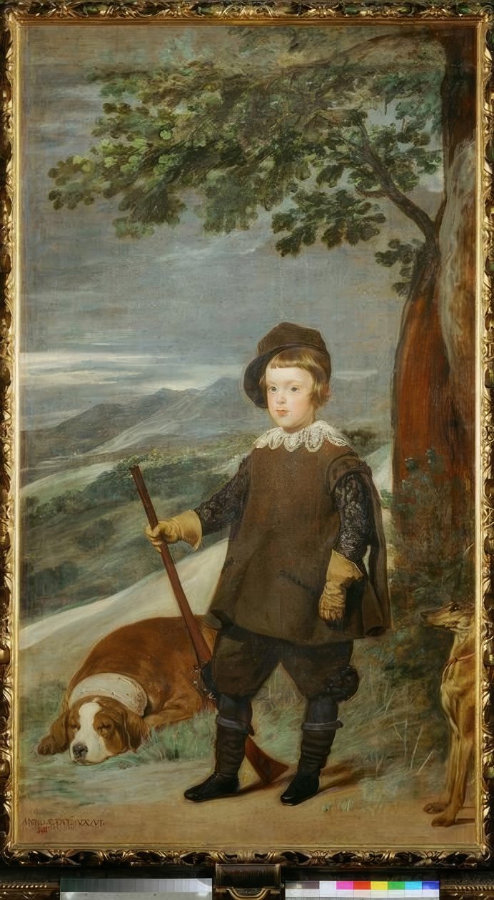 Książę Baltasar Carlos jako myśliwy autorstwa Diego Velázquez