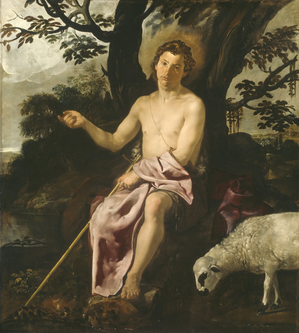 Św. Jan Chrzciciel na pustyni, ok. 1622 r. autorstwa Diego Velázquez