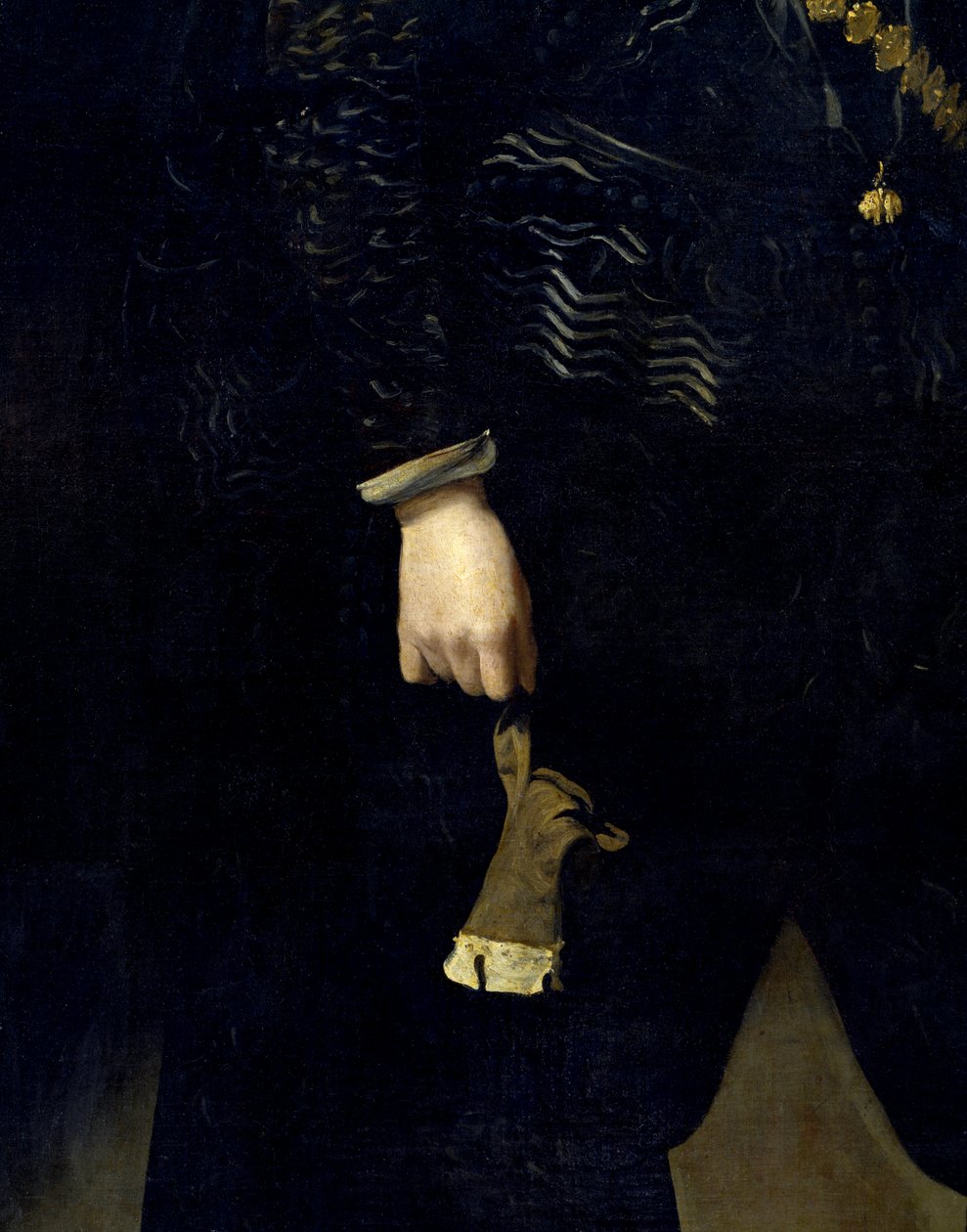 Niemowlę Don Carlos Portret Don Carlosa (1607-1632), brata króla Filipa IV. Szczegół. Obraz Diego Rodrigueza de Silva y Velazquez dit Diego Velasquez (1599-1660) autorstwa Diego Velázquez