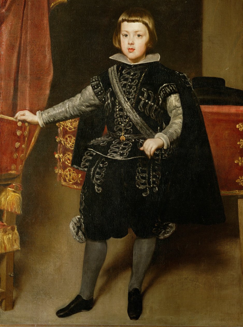 Infante Baltasar Carlos, jedyny syn króla Hiszpanii Filipa IV i jego żony Izabeli ... (obraz na płótnie) autorstwa Diego Rodriguez de Silva y Velazquez