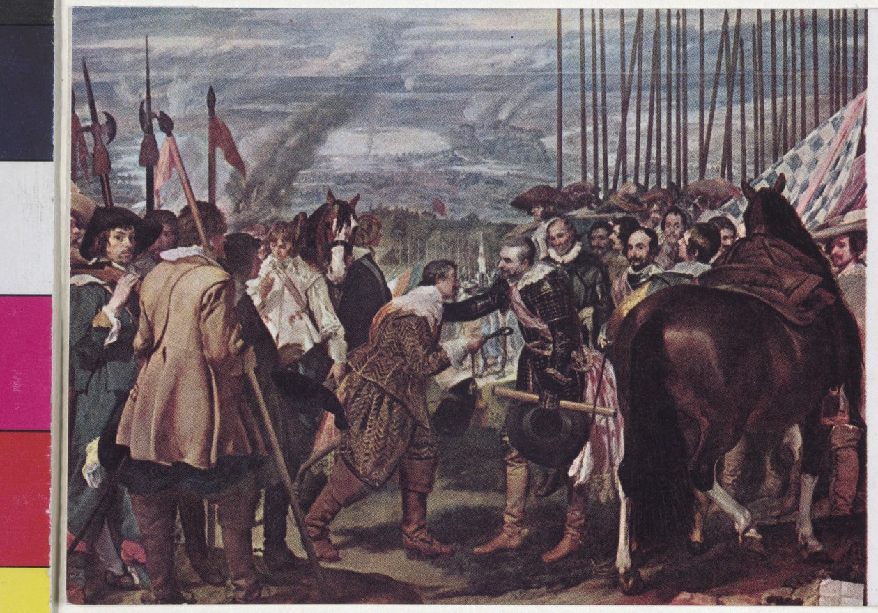 Poddanie Bredy 1625 Diego Velazquez autorstwa Diego Rodriguez de Silva y Velazquez