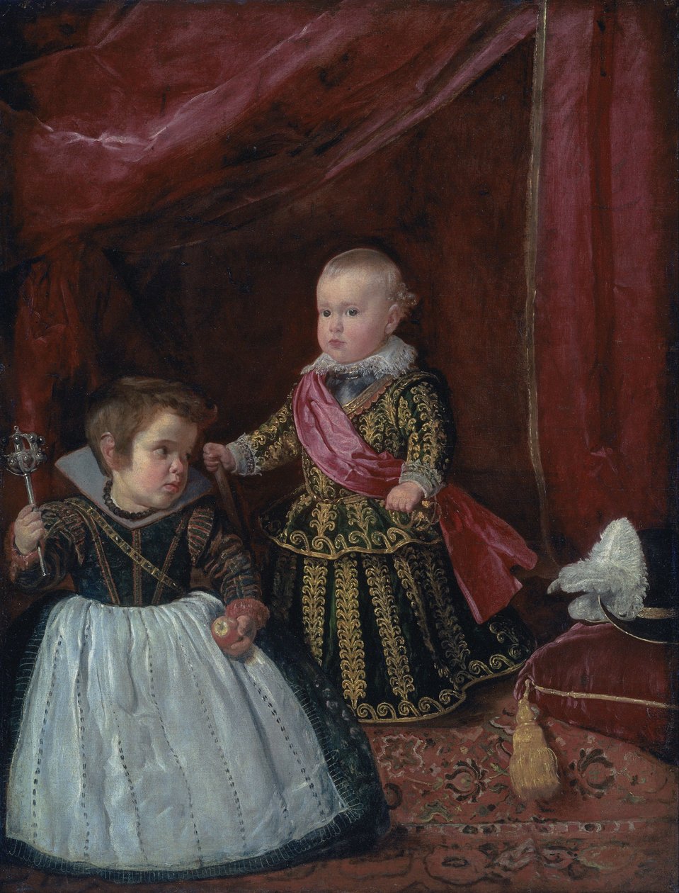 Don Baltasar Carlos z karłem autorstwa Diego Velázquez