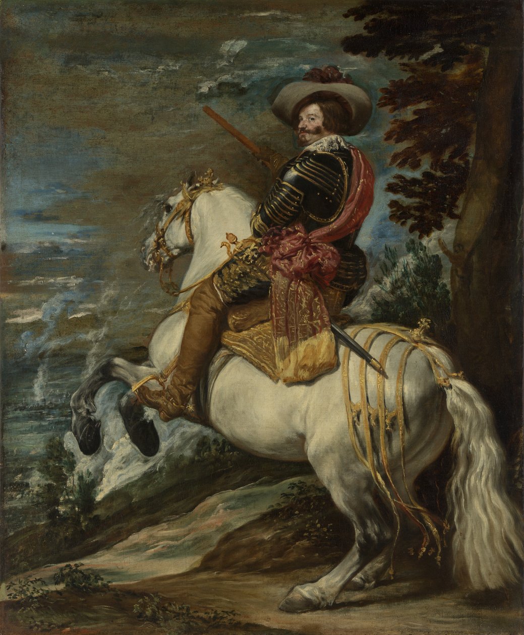 Don Gaspar de Guzmán 1587-1645, książę-książę Olivares, ca. 1635. autorstwa Diego Velázquez