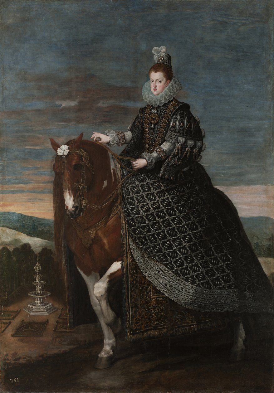 Portret jeździecki Małgorzaty Austrii 15841611, Między 1630 a 1635 autorstwa Diego Velázquez