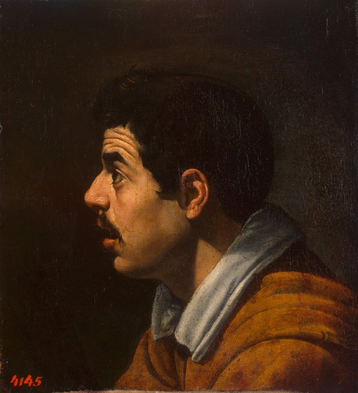Głowa mężczyzny z profilu, ok. godz. 1616-1617 autorstwa Diego Velázquez