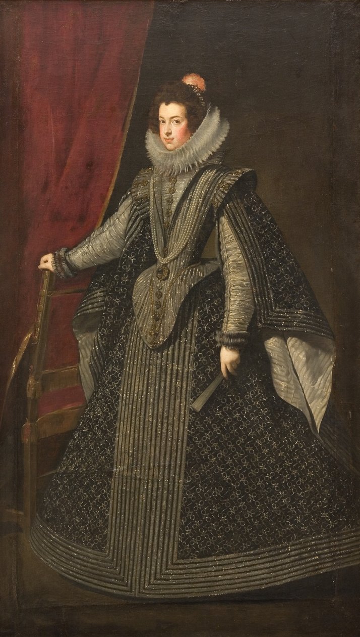 Izabela Burbońska. Pierwsza królowa króla Filipa IV autorstwa Diego Velázquez