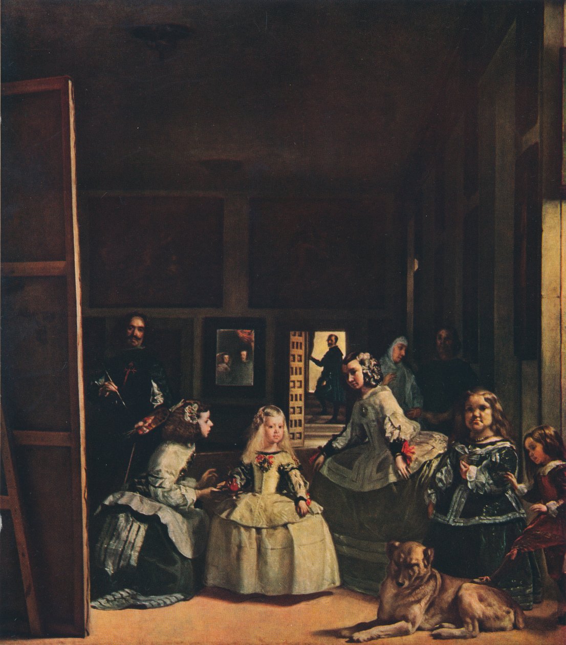 Las Meninas, czyli rodzina Felipe IV, c1656 autorstwa Diego Velázquez