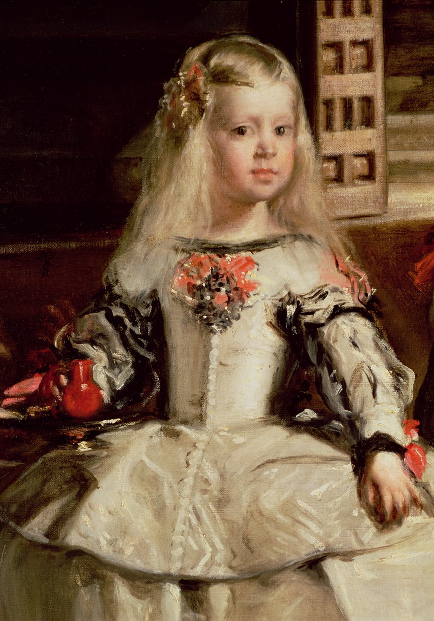 Las Meninas lub Rodzina Filipa IV, c.1656 (szczegół) autorstwa Diego Velázquez