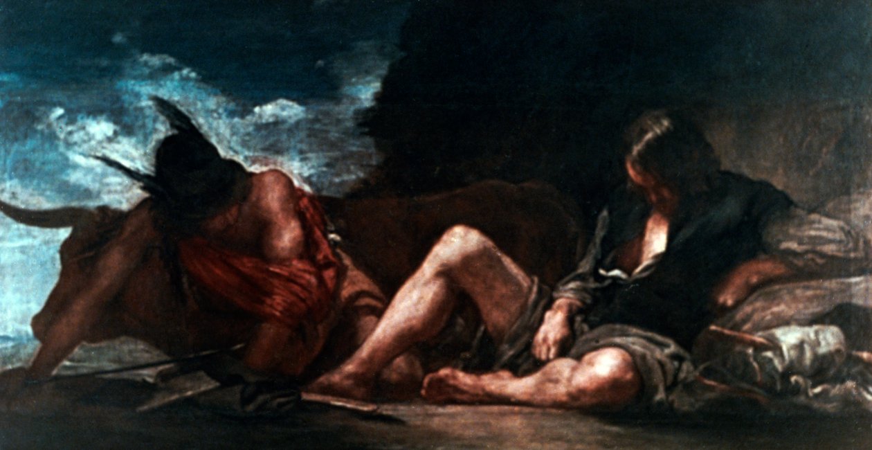 Merkury i Argus, c1659. autorstwa Diego Velázquez