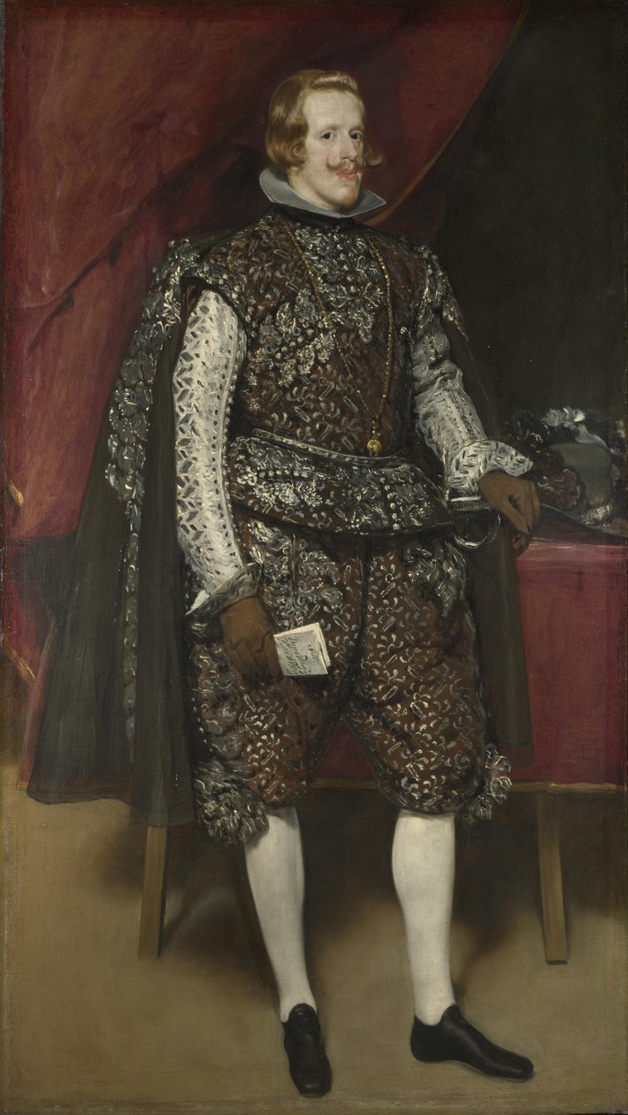 Filip IV Hiszpański w brązie i srebrze, ok. 1631 autorstwa Diego Velázquez