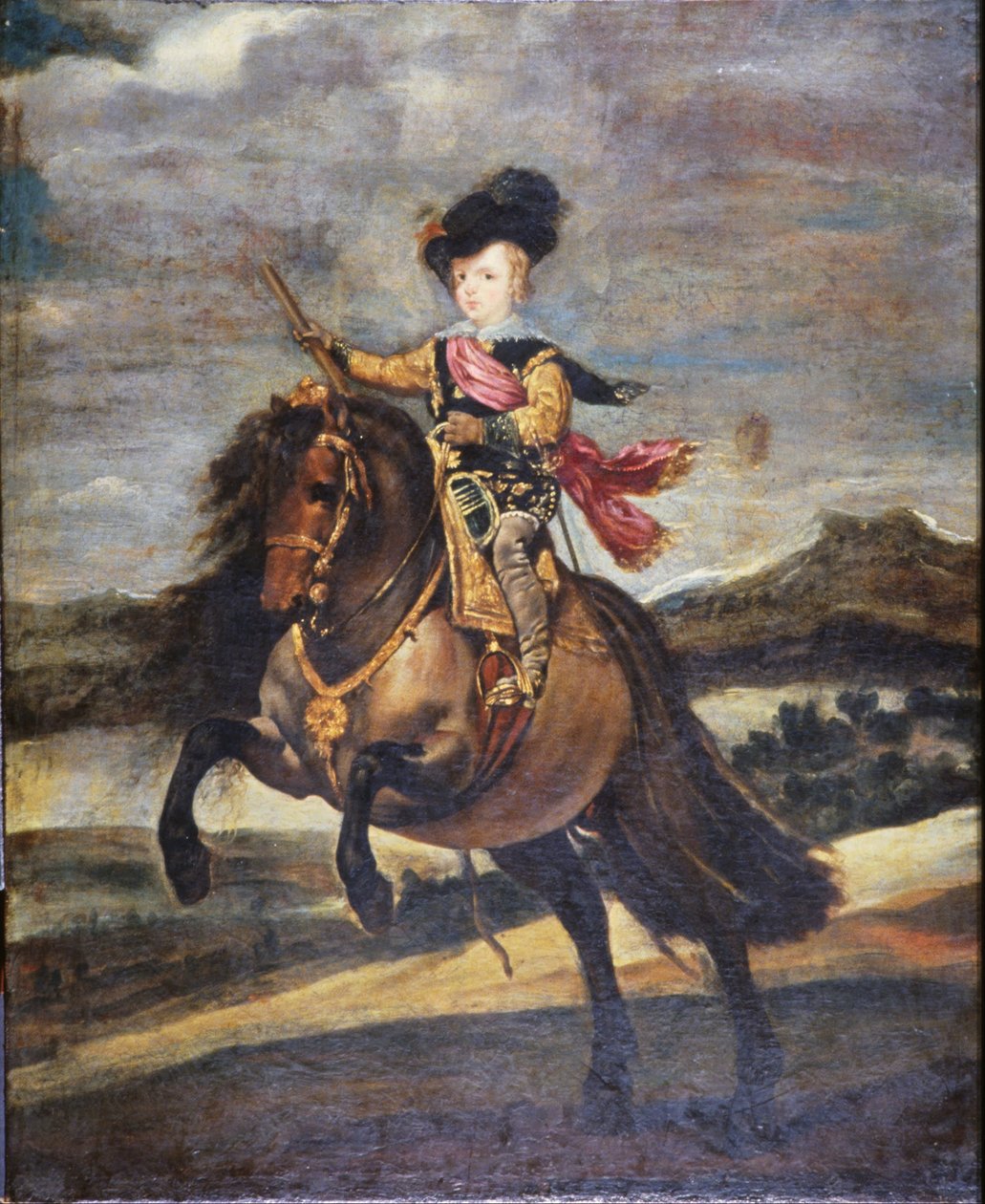 Infante Baltasar Carlos na koniu autorstwa Diego Velázquez
