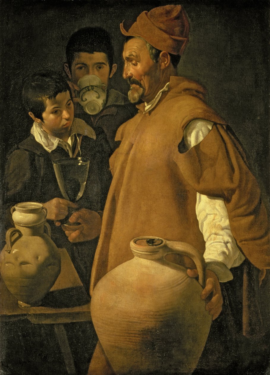 Sprzedawca wody z Sewilli, ok. 1620 autorstwa Diego Velázquez
