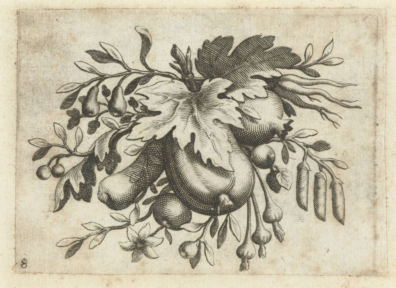 Festoen van Vrutten Mała książeczka z owocami przydatna w podróży (tytuł serii) autorstwa Dietrich Krüger (attributed to)