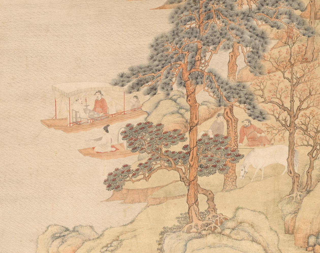 Pieśń lutni, 1585. autorstwa Ding Yunpeng