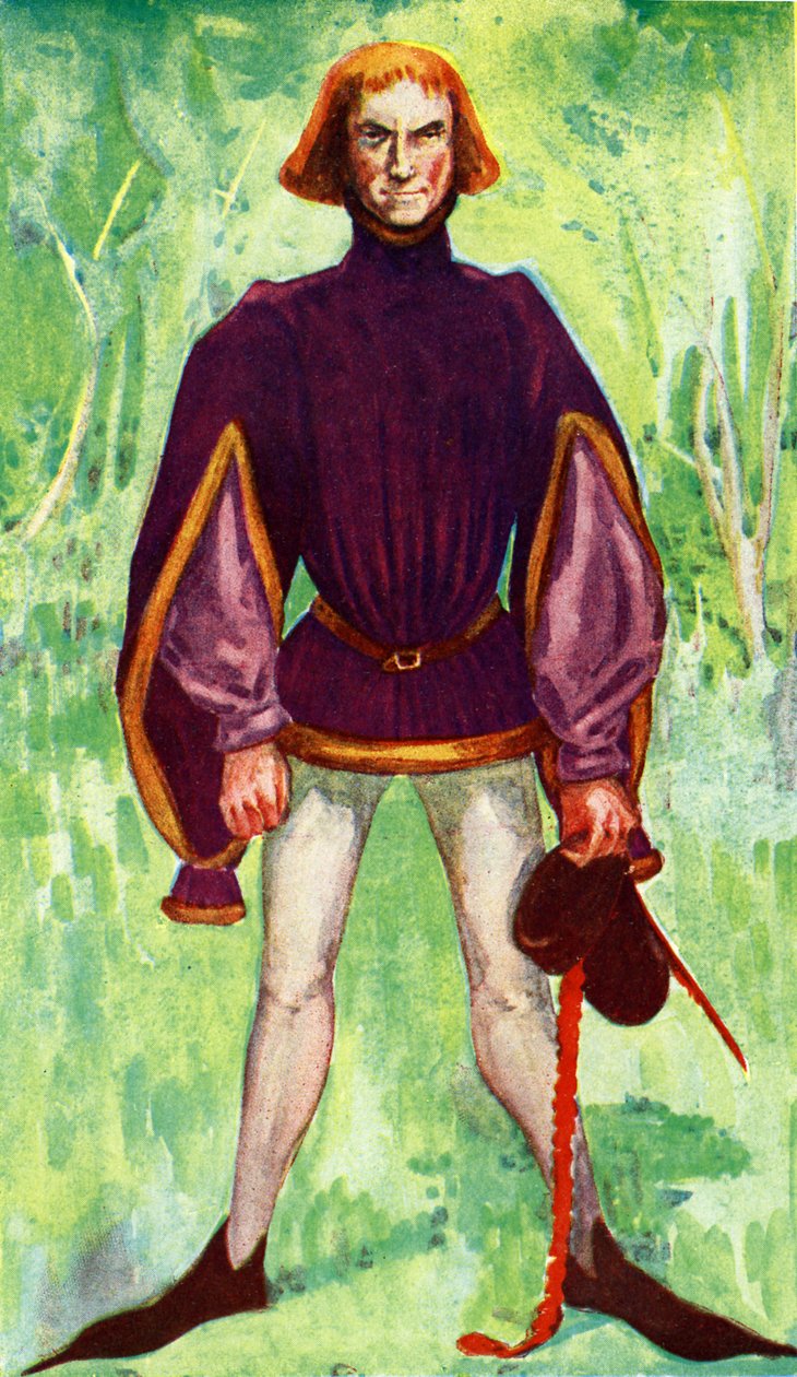 Strój męski za panowania Edwarda IV (1461-1483) autorstwa Dion Clayton Calthrop