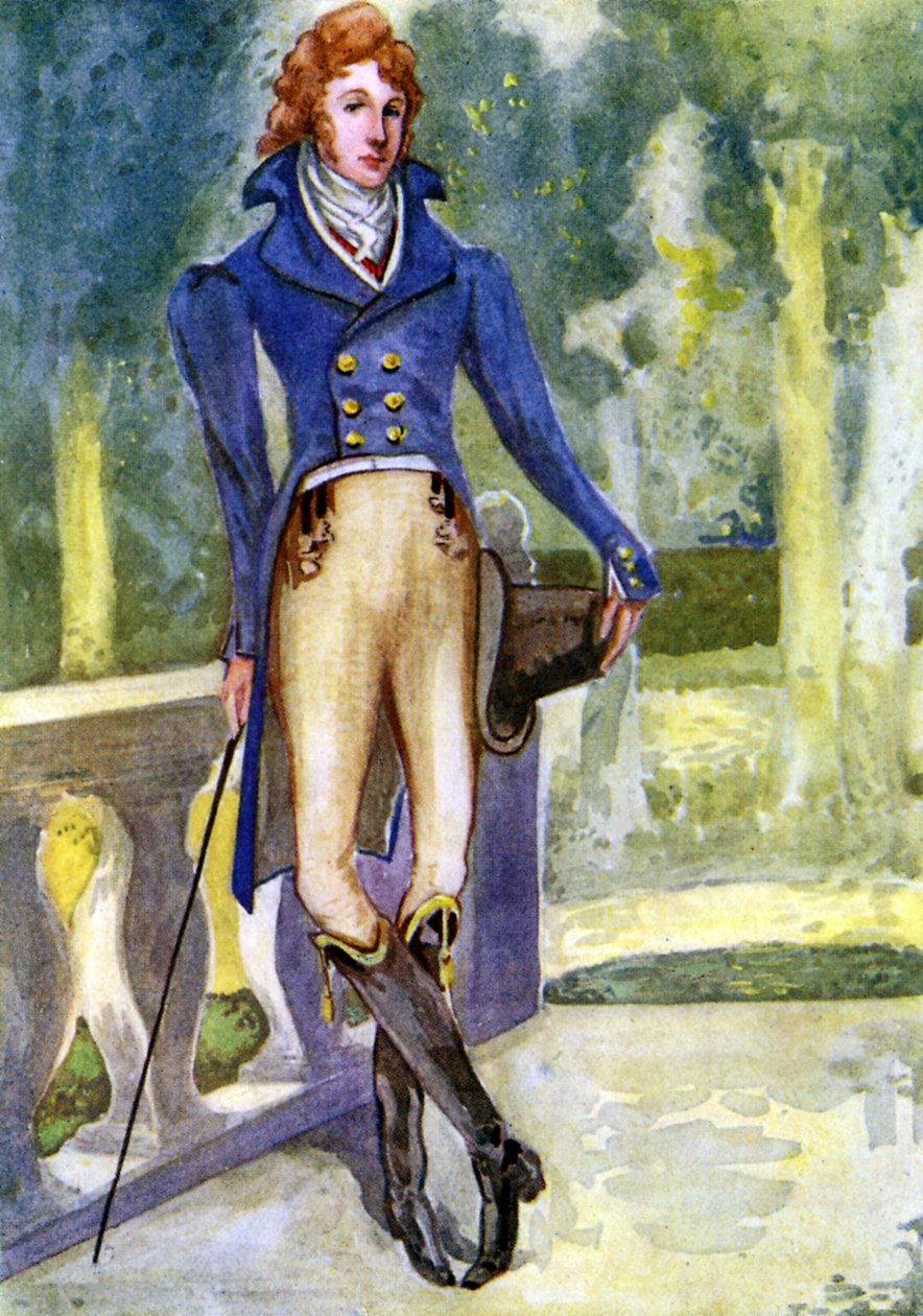 Strój męski za panowania Jerzego IV (1820 ? 1830) autorstwa Dion Clayton Calthrop