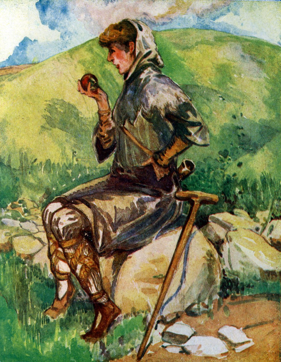 Strój chłopski z XII i XIII wieku autorstwa Dion Clayton Calthrop