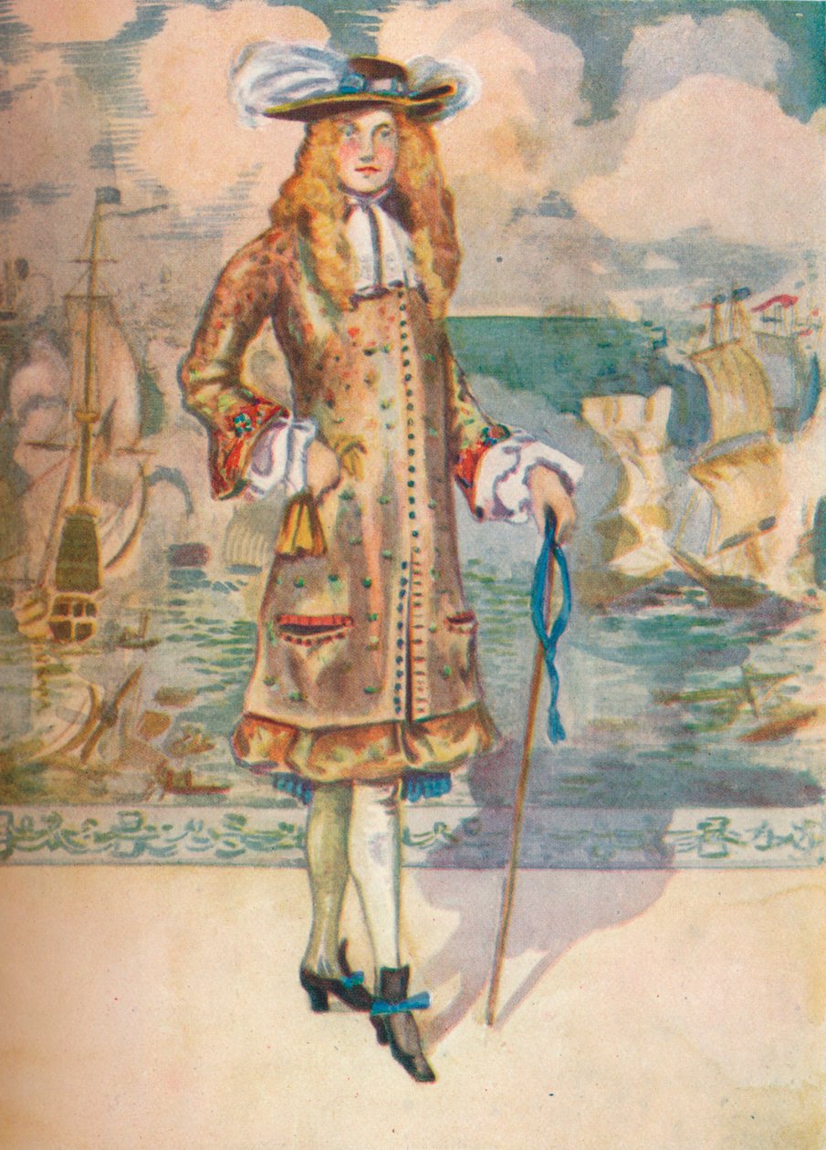 Człowiek czasów Karola II, 1907 autorstwa Dion Clayton Calthrop