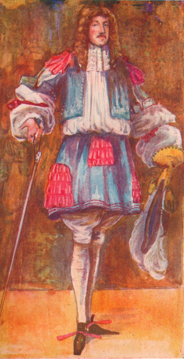 Człowiek czasów Karola II, 1907 autorstwa Dion Clayton Calthrop