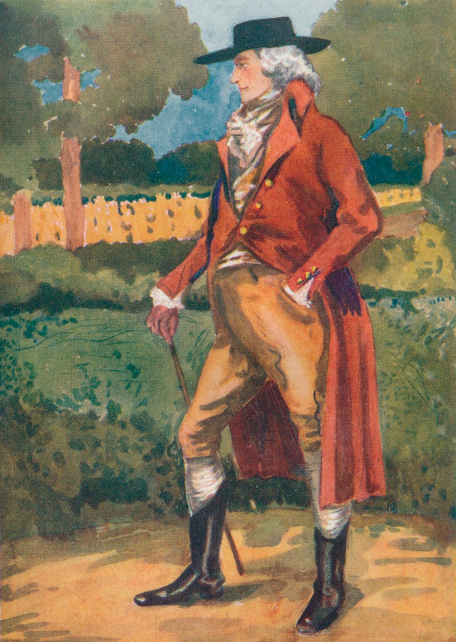 Człowiek czasów Jerzego III, 1907 autorstwa Dion Clayton Calthrop