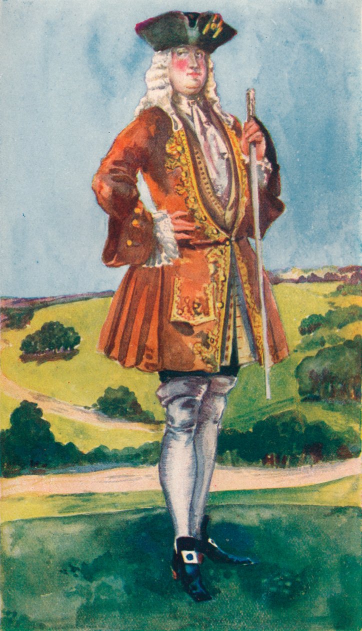 Człowiek czasów Jerzego I, 1907 autorstwa Dion Clayton Calthrop