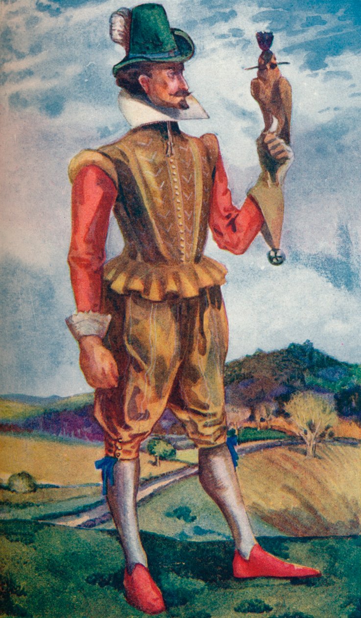 Człowiek czasów Jakuba I, 1907 autorstwa Dion Clayton Calthrop