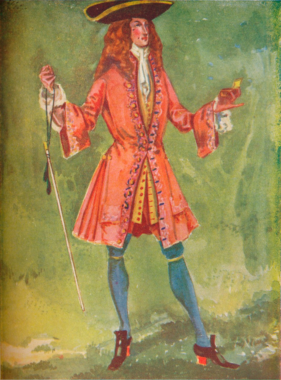 Człowiek czasów królowej Anny, 1907 autorstwa Dion Clayton Calthrop
