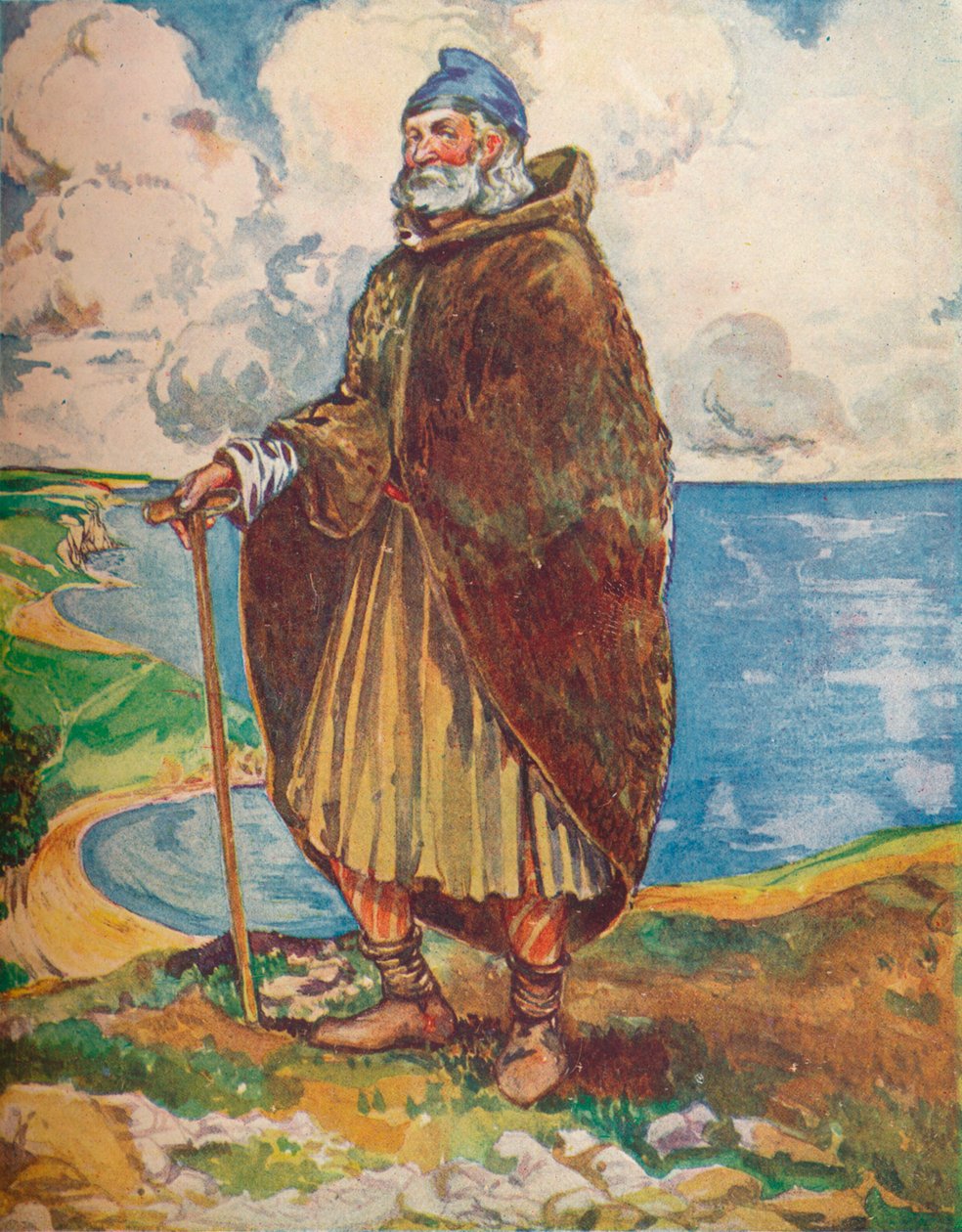 Człowiek czasów Szczepana, 1907 autorstwa Dion Clayton Calthrop