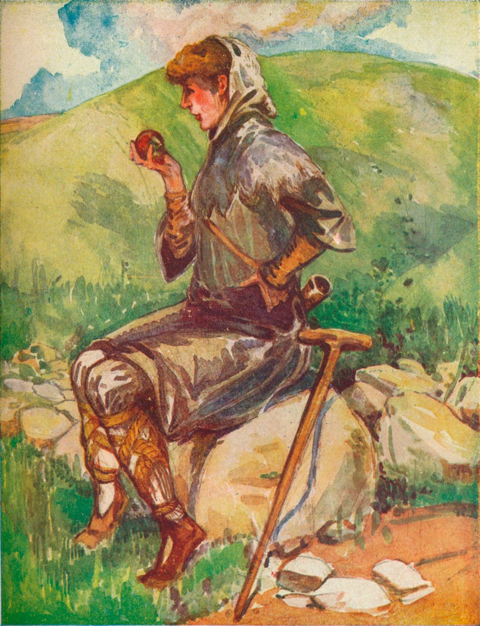 Chłop z wczesnej Anglii Wilhelm I. - Henryk III, 1907 autorstwa Dion Clayton Calthrop
