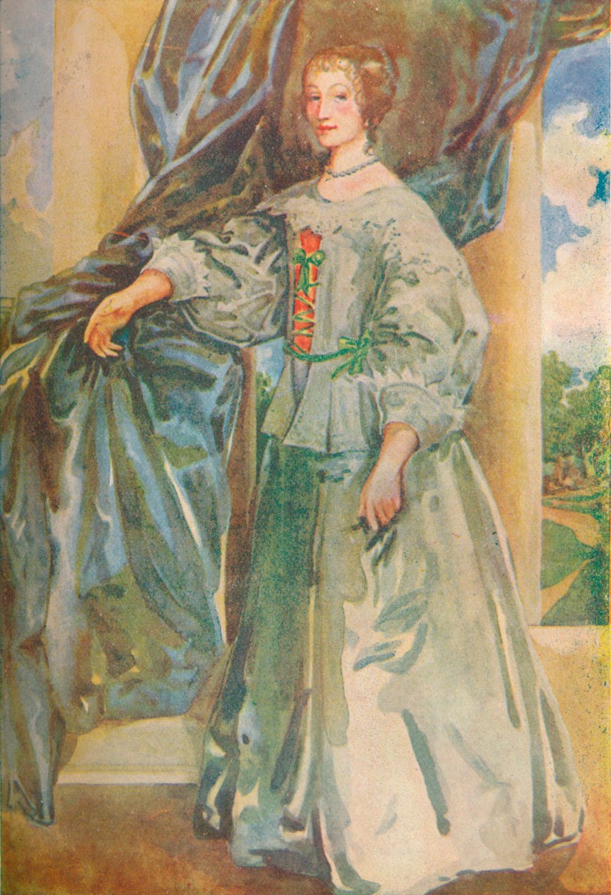 Kobieta czasów Karola I, 1907 autorstwa Dion Clayton Calthrop