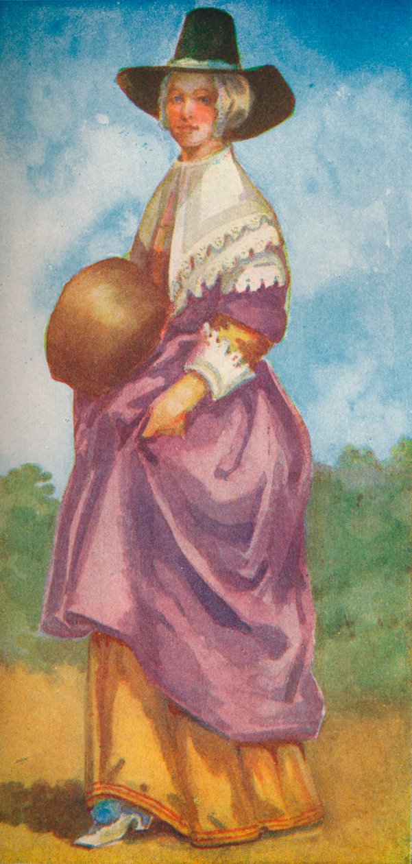 Kobieta czasów Cromwella, 1907 autorstwa Dion Clayton Calthrop