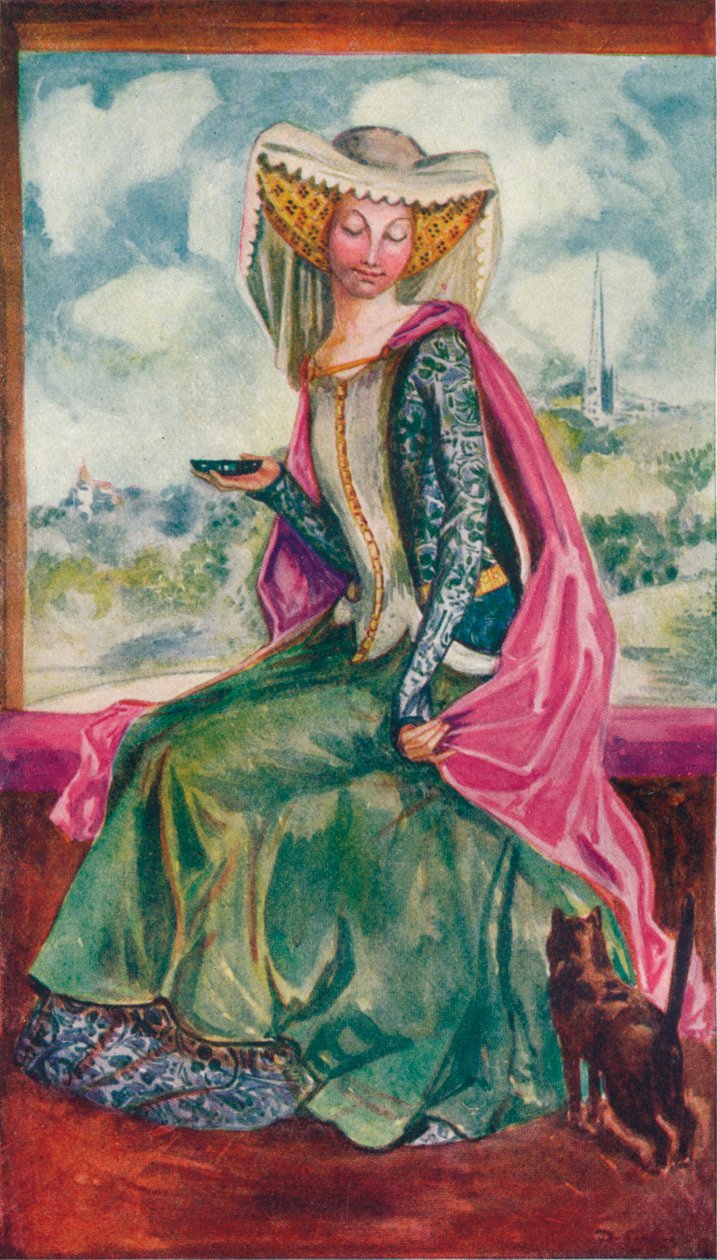 Kobieta czasów Henryka IV, 1907 autorstwa Dion Clayton Calthrop
