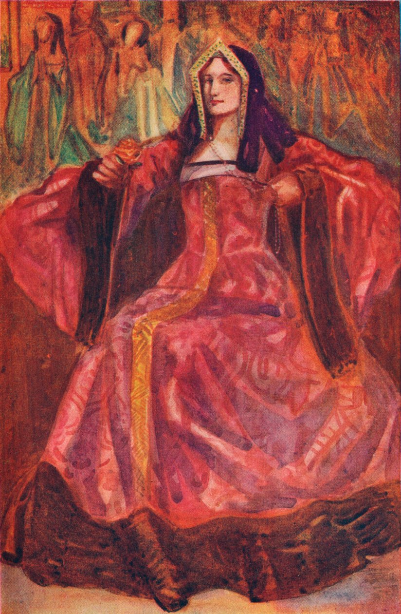 „Kobieta czasów Henryka VII”, 1907 autorstwa Dion Clayton Calthrop