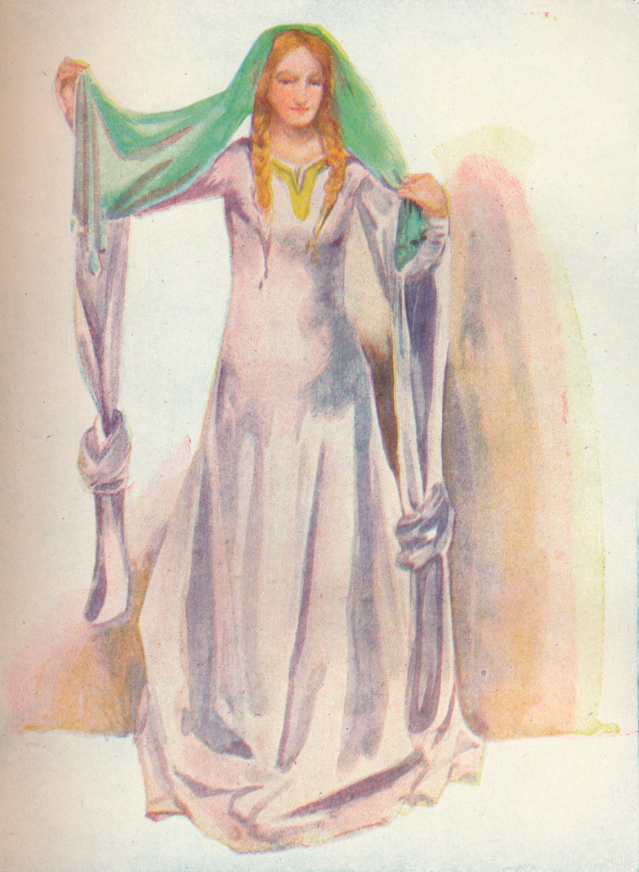Kobieta z czasów Szczepana, 1907 autorstwa Dion Clayton Calthrop