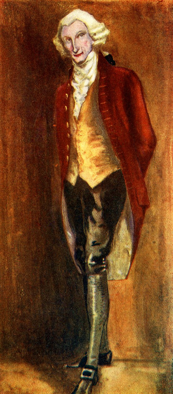 Kostium męski za panowania Jerzego III (1760-1820) autorstwa Dion Clayton Calthrop