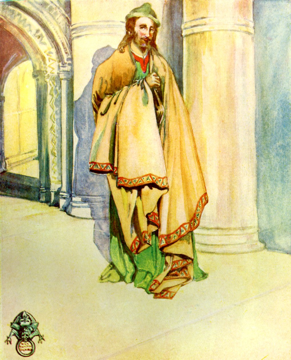 Strój męski za panowania Henryka I (1100 - 1135) autorstwa Dion Clayton Calthrop